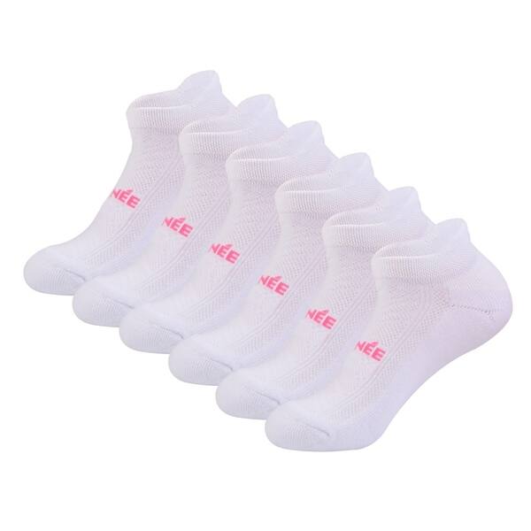 JOYNEE Women's 6-Pairs Ultralight Low Cut Athletic Running Socks with  Cushioned Tab for Sports,Casual Use - Overstock - 29839280