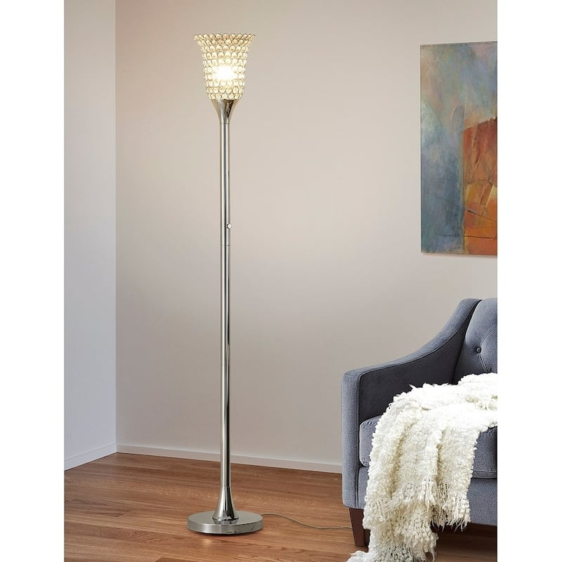 Silver Orchid Pica 72-inch Dimmable Floor Lamp - 72"H