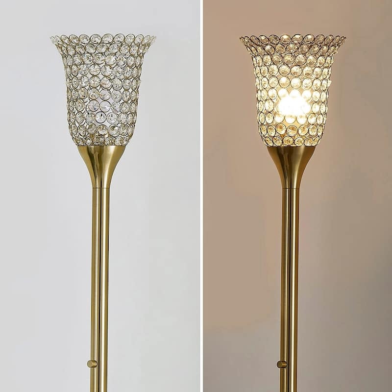 Silver Orchid Pica 72-inch Dimmable Floor Lamp - 72"H