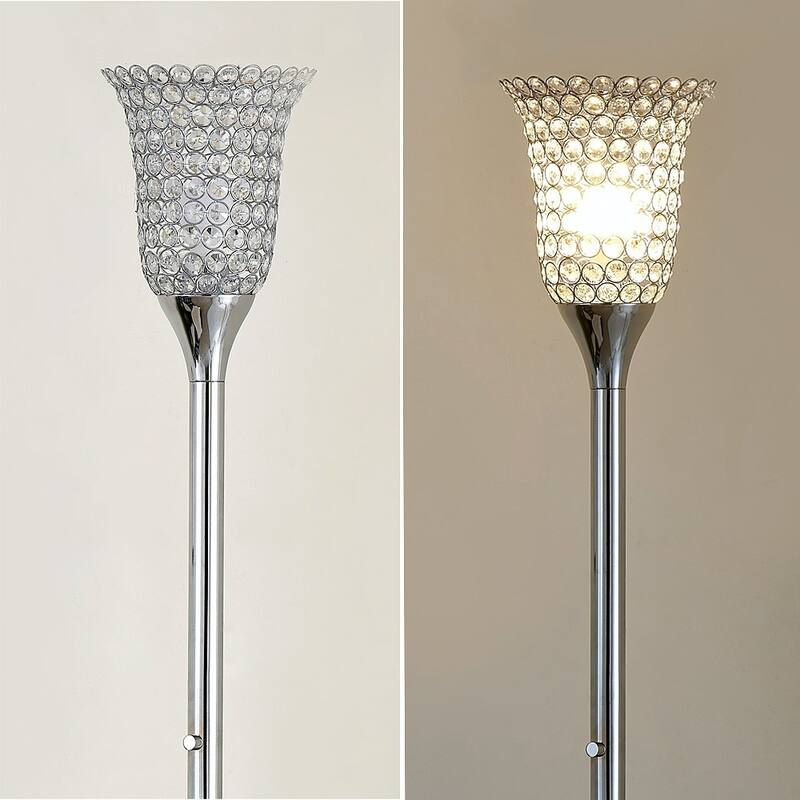 Silver Orchid Pica 72-inch Dimmable Floor Lamp - 72"H