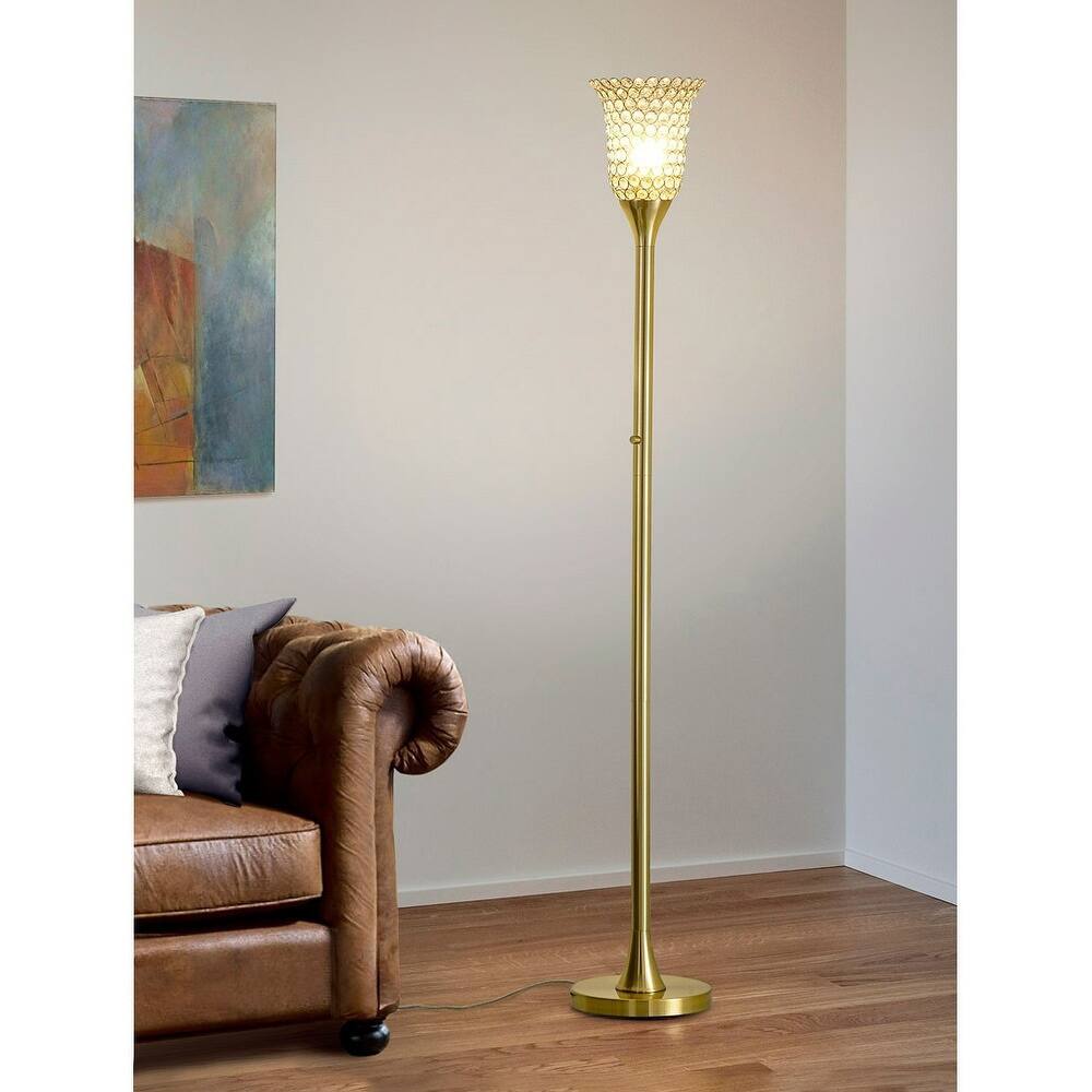 Silver Orchid Pica 72-inch Dimmable Floor Lamp - 72"H