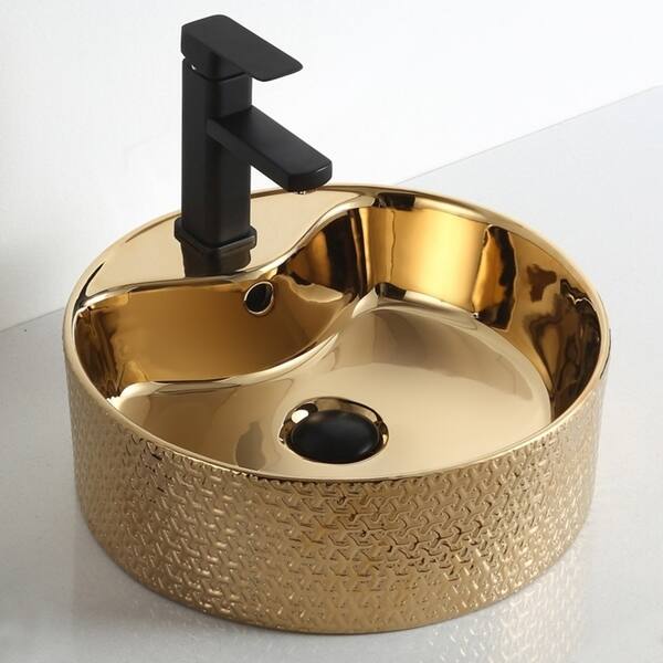 Thea "Imperial Jewel Collection" Gold Vessel Sink On Sale Bed Bath