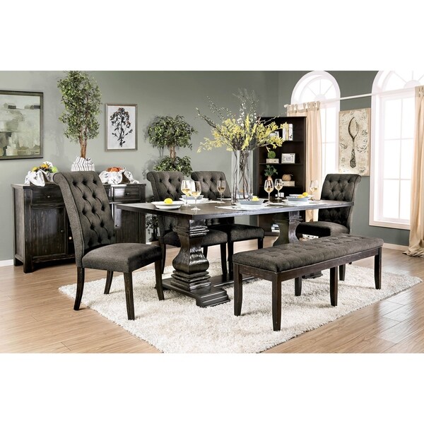 6 Piece Dining Set With Bench Images