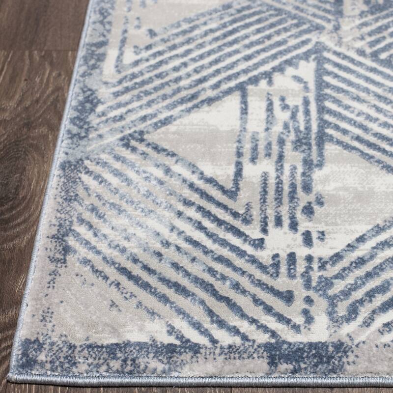 Nicole Miller Modern Geometric Area Rug