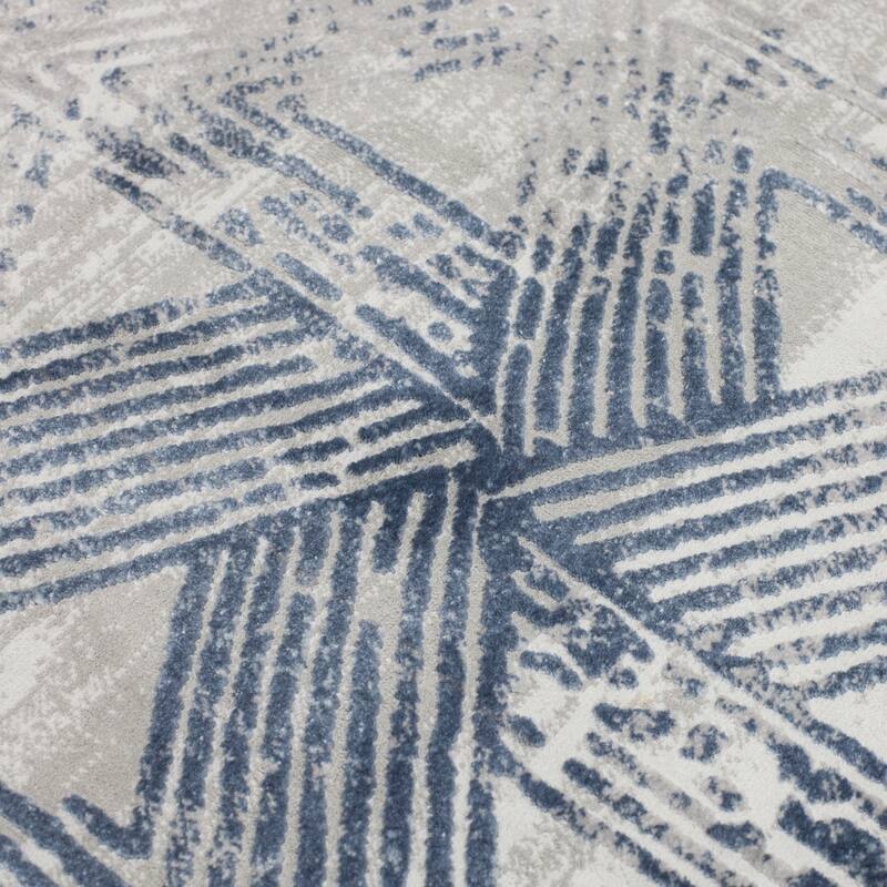 Nicole Miller Modern Geometric Area Rug