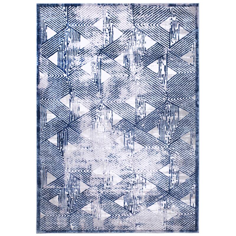 Nicole Miller Modern Geometric Area Rug