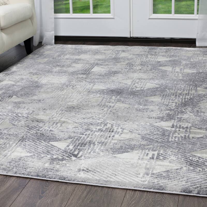 Nicole Miller Modern Geometric Area Rug