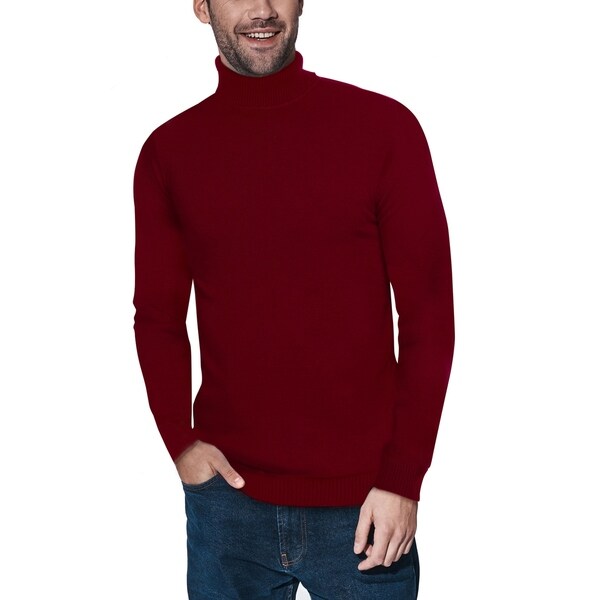 dark red turtleneck mens