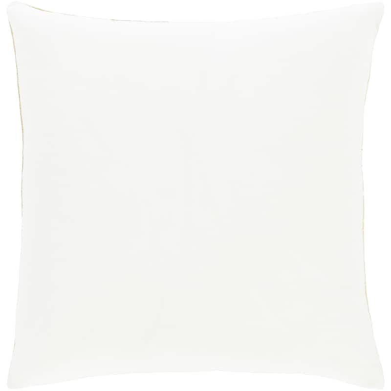 Artistic Weavers Lena Modern Hand-Embroidered 18-in Poly or Feather Down Throw Pillow