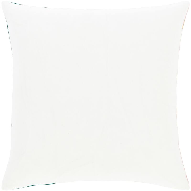 Lena Modern Hand-Embroidered 22-in Poly or Feather Down Throw Pillow