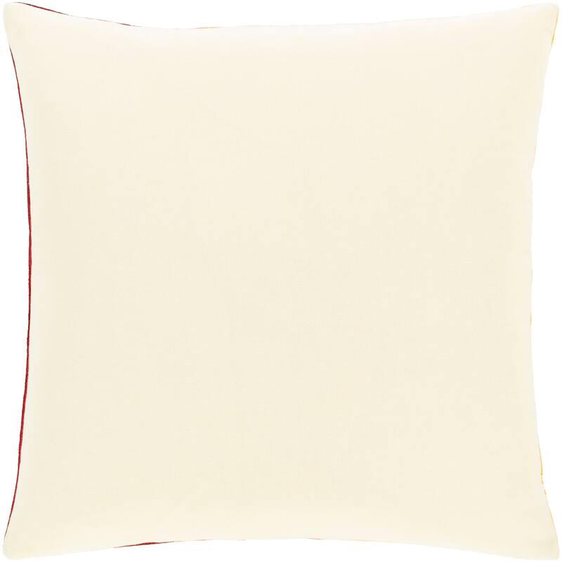Lena Modern Hand-Embroidered 22-in Poly or Feather Down Throw Pillow