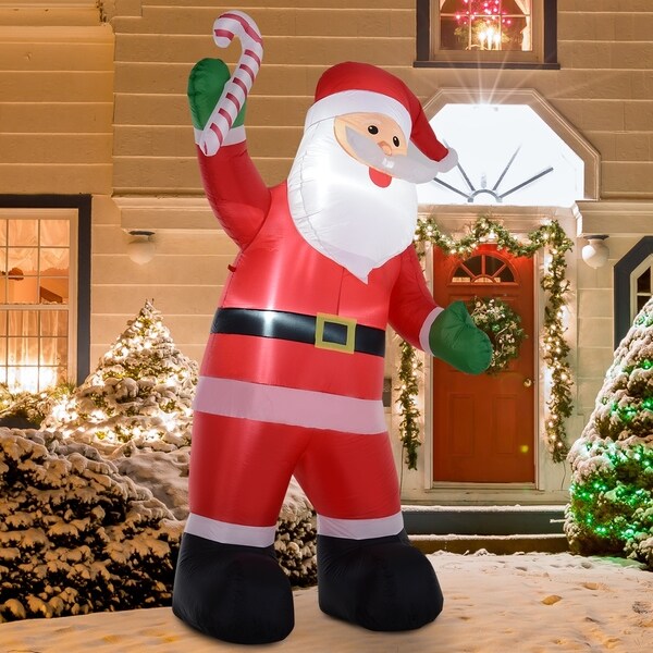 8' H Christmas Holiday Yard Inflatable Outdoor Light Up LED Airblown ...