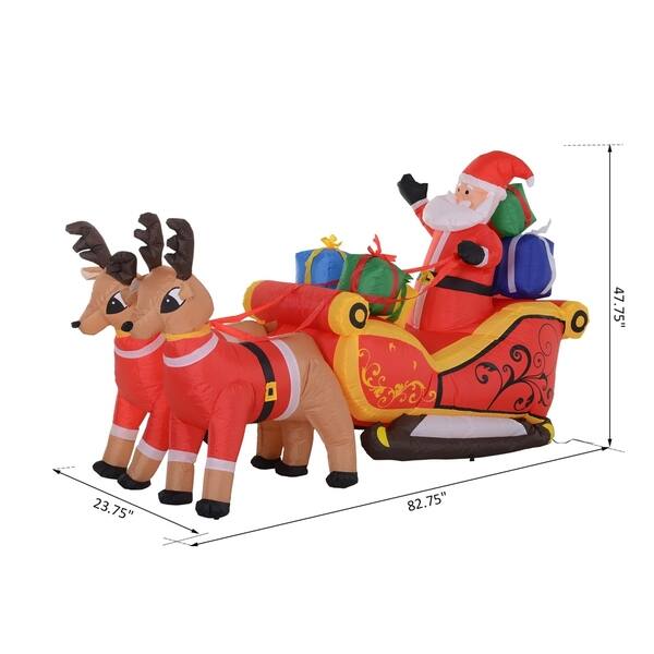 Shop 7 L Christmas Holiday Yard Inflatable Outdoor Light Up Led