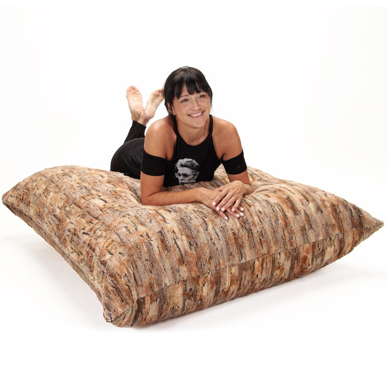 Jaxx Faux-Fur 5.5' Bean Bag Lounger