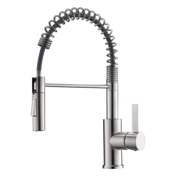 Shop DAX Single Handle Pull Out Kitchen Faucet with Dual ...