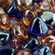 preview thumbnail 2 of 11, Fire Glass Diamond Blends | Indoor and Outdoor Fire Pits or Fireplaces | 10 Pounds