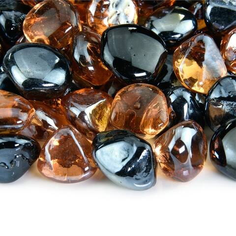 Fire Glass Diamond Blends Indoor and Outdoor Fire Pits or Fireplaces 10 Pounds