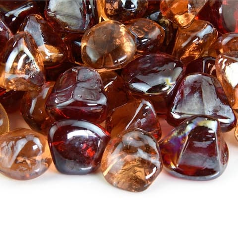 Fire Glass Diamond Blends Indoor and Outdoor Fire Pits or Fireplaces 10 Pounds