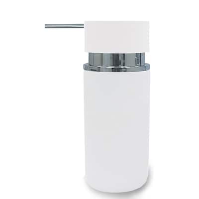 Countertop Soap And Lotion Dispenser Dutch House Soft Ceramic White