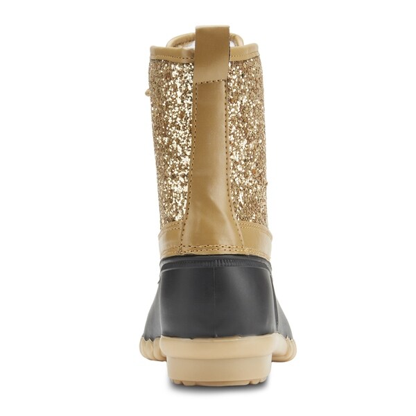 olivia miller glitter duck boots