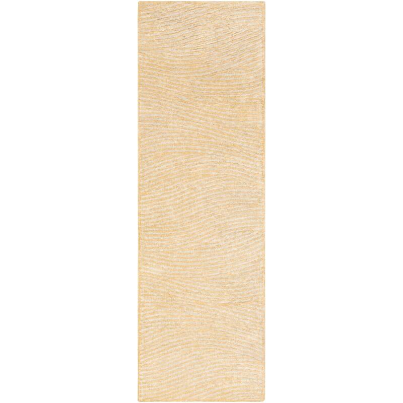 Bristow Handmade Modern Waves Viscose Area Rug