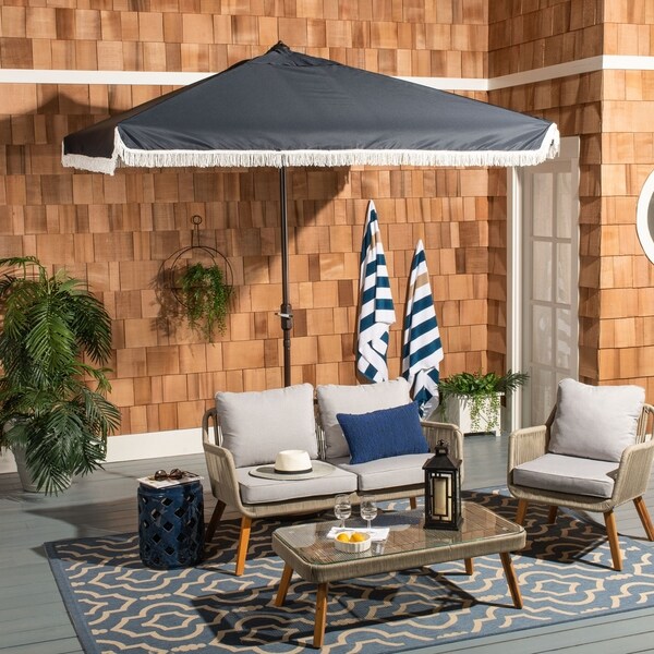 Shop Safavieh Outdoor Living Milan Fringe 7.5 Ft Square ... Shop Safavieh Outdoor Living Milan Fringe 7.5 Ft Square ... on Outdoor Living Shop id=43519