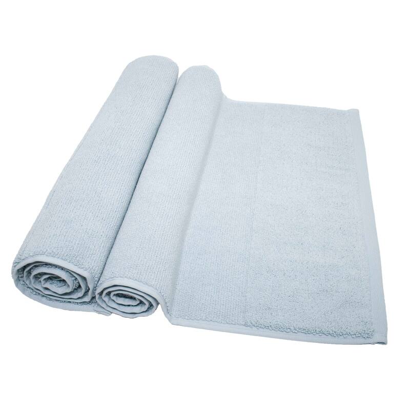 Porch & Den Meacham Turkish Cotton Bathmat Towel (Pack of 2) - Mint