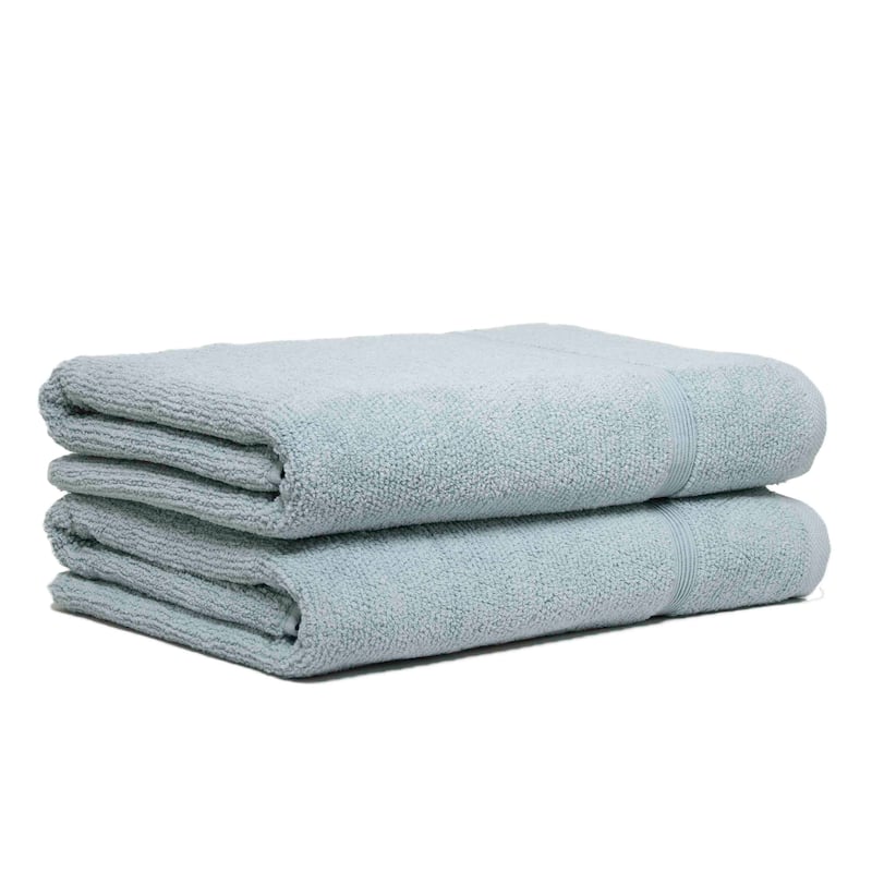 Porch & Den Meacham Turkish Cotton Bath Towel (Pack of 2) - Mint