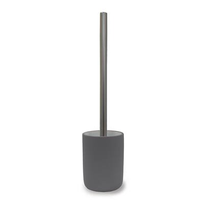 Toilet Brush And Holder Dutch House Soft Ceramic Gray