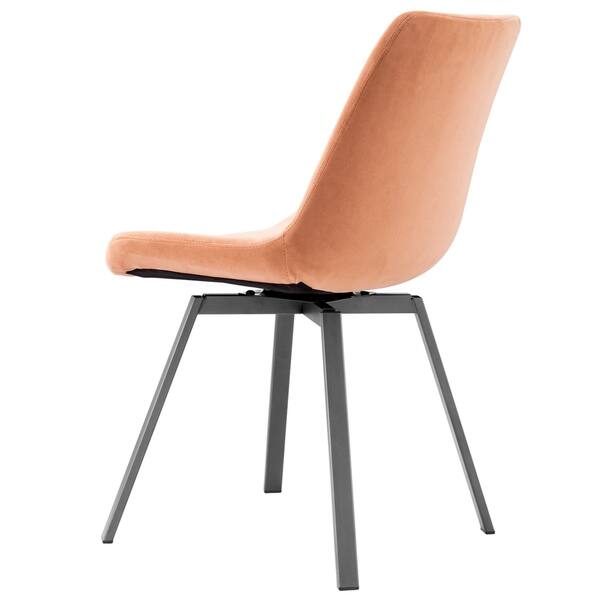 Shop Ovios Dining Chairs Velvet Accent Chair Set Of 2 Swivel