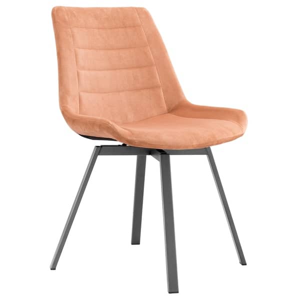 Shop Ovios Dining Chairs Velvet Accent Chair Set Of 2 Swivel