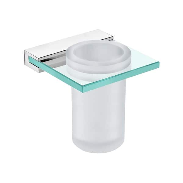 16 x 5 Inch 5 In 1 Bathroom Shelf Tumbler Holder