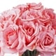 preview thumbnail 7 of 7, Enova Home Artificial 21 Heads Silk Roses Fake Flowers Arrangement in Round Clear Glass Vase with Faux Water for Home Decoration