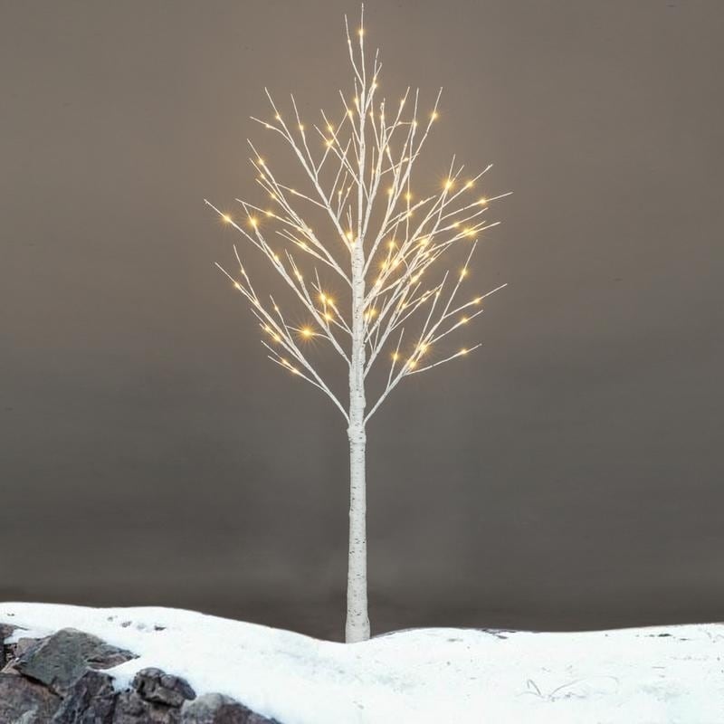 Shop Pre Lit White Birch Tree Christmas Holiday Party Decorations