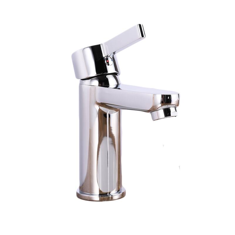 Eviva Silky Single Handle (1 Hole) Chrome Bathroom Sink Faucet