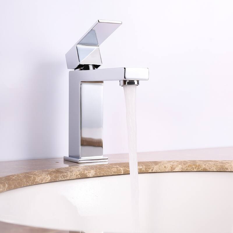Eviva Ella Single Handle Chrome Bathroom Sink Faucet