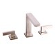 preview thumbnail 2 of 3, Eviva Sleek 2 Handles (3 Holes) Brushed Nickel Bathroom Sink Faucet