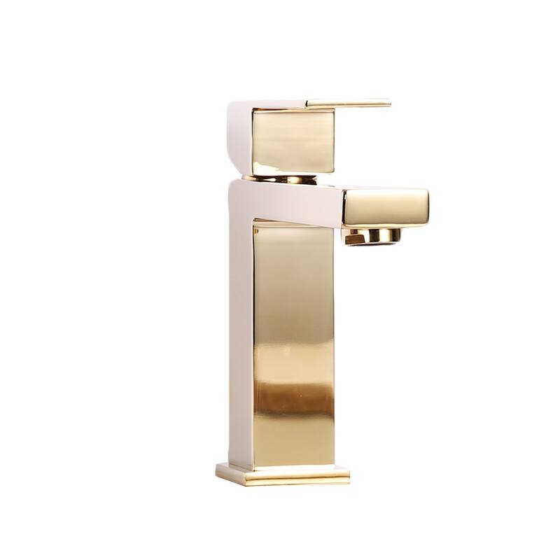 Eviva Ella Single Handle Gold Bathroom Sink Faucet