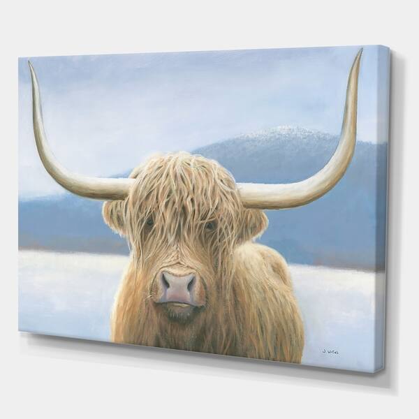 Shop Designart Rw Highland Cow Cottage Canvas Wall Art On Sale Overstock 29861762
