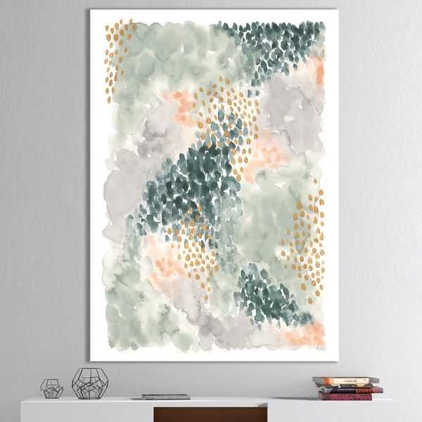 Designart 'NR Spring Blooms II' Modern Canvas Wall Art
