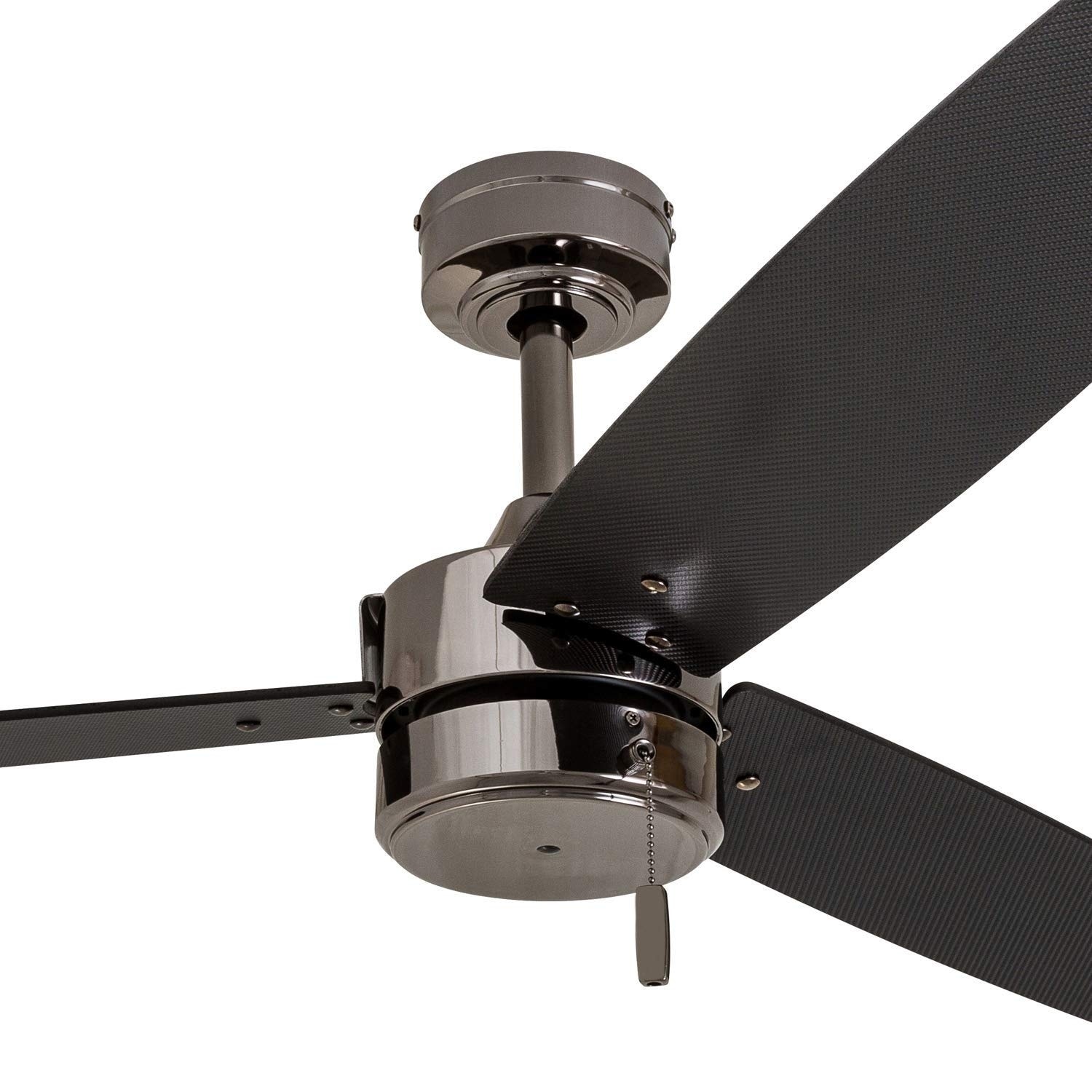 Prominence Home Journal Indoor Outdoor Ceiling Fan Damp Rated Contemporary Gun Metal 52 Inch