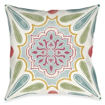 Elegant Floral Indoor Pillow