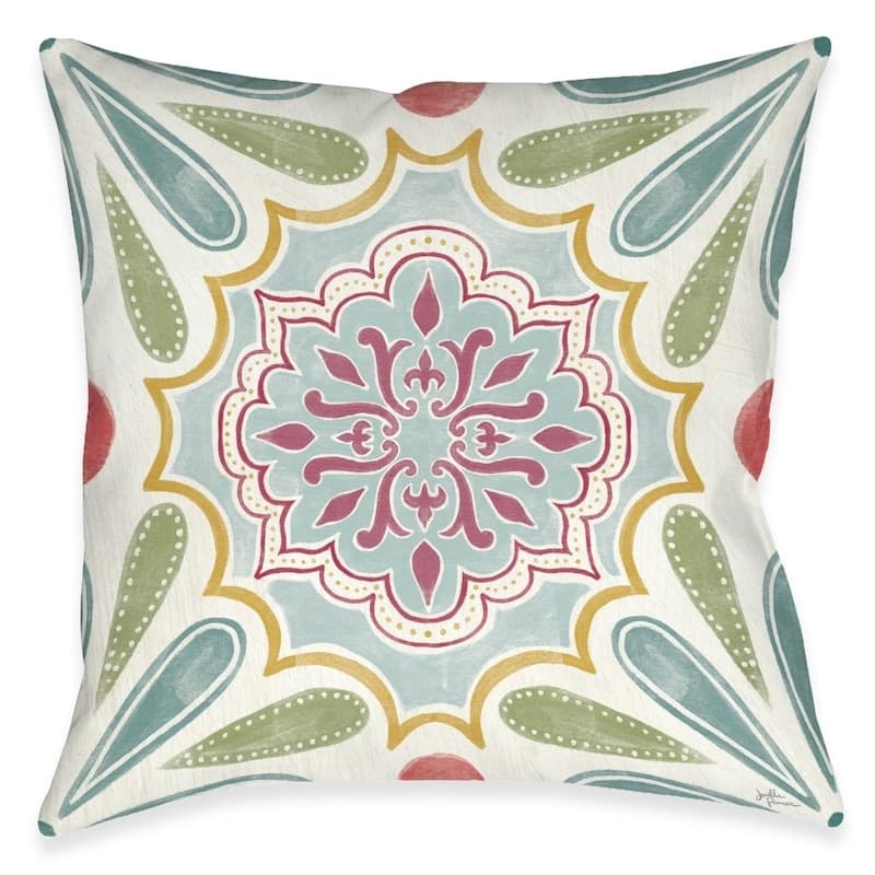 Elegant Floral Indoor Pillow