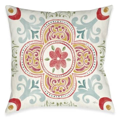 Spring Medallion Indoor Pillow