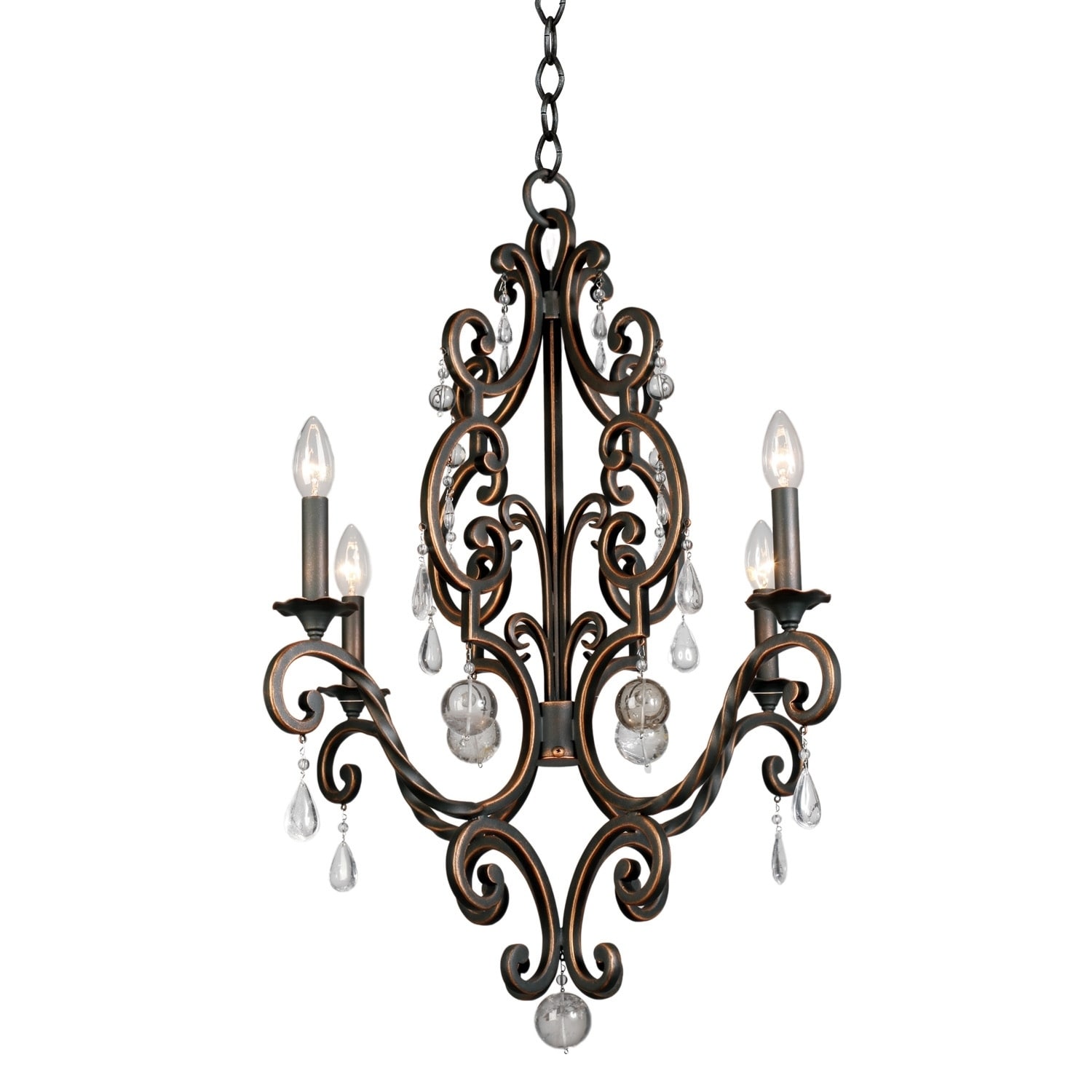 Montgomery 4 Light Chandelier - Chandeliers For Bedrooms by Overstock.com