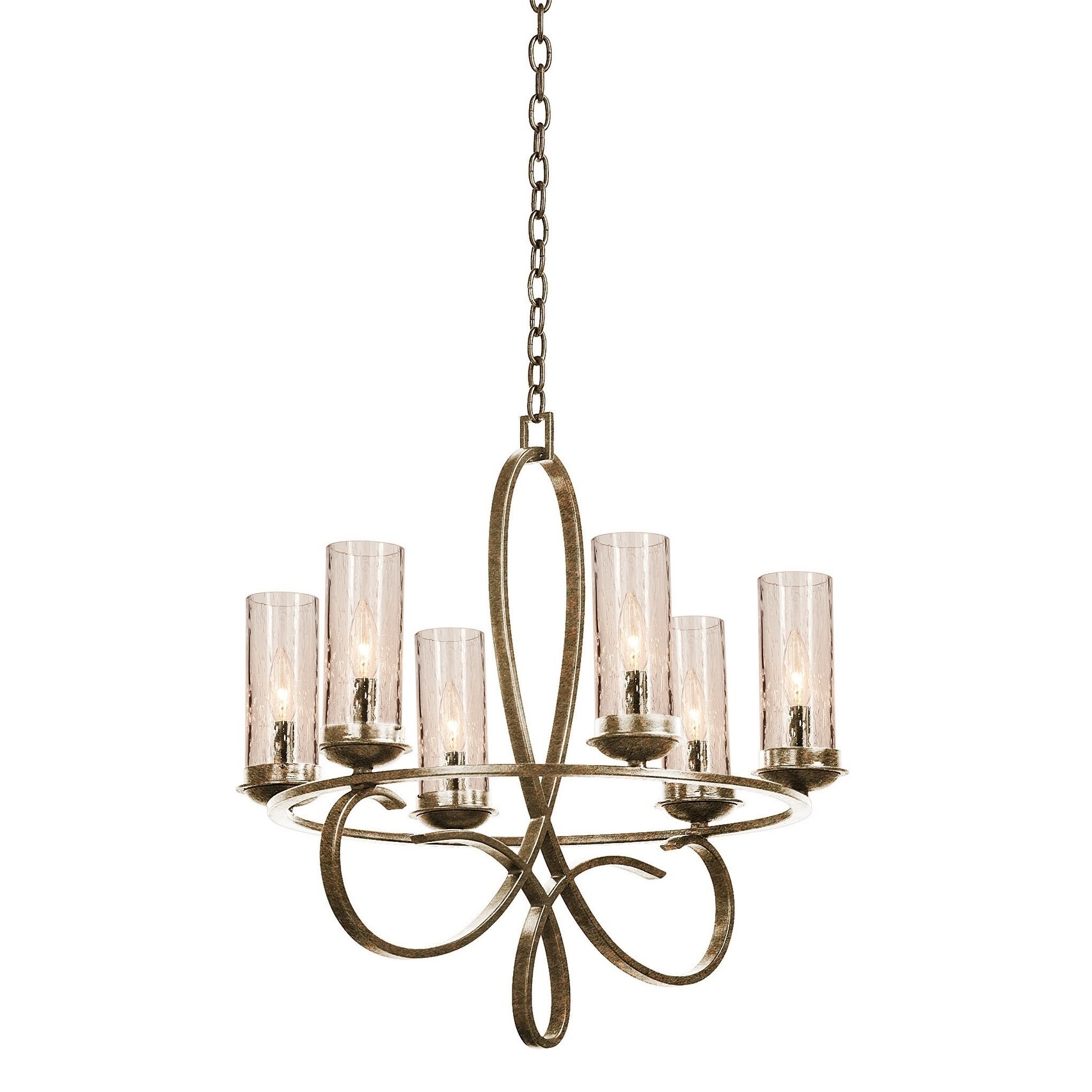 Grayson 6 Light Round Chandelier - Chandeliers For Bedrooms by Overstock.com