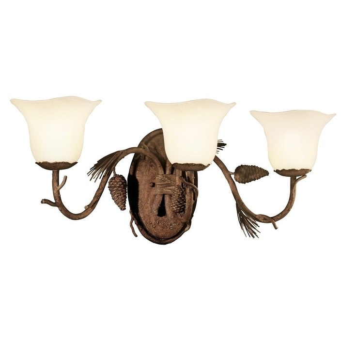 Ponderosa 3 Light Bath - Chandeliers For Bedrooms by Overstock.com
