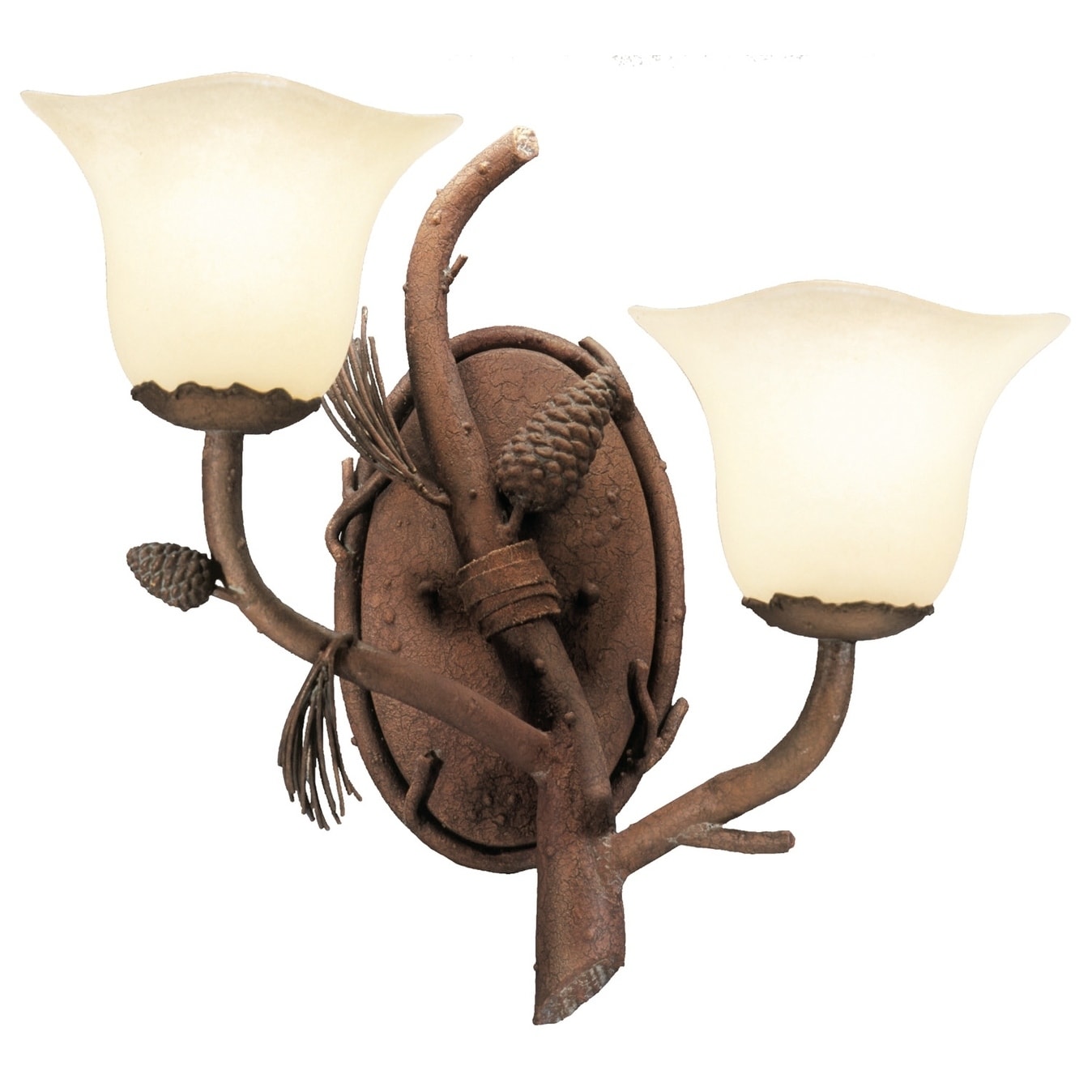 Ponderosa 2 Light  Wall Bracket - Chandeliers For Bedrooms by Overstock.com
