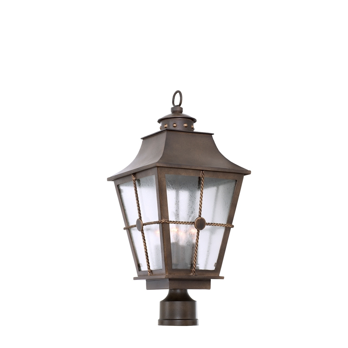 Belle Grove Medium Post - Pier Mount - Chandeliers For Bedrooms by Overstock.com