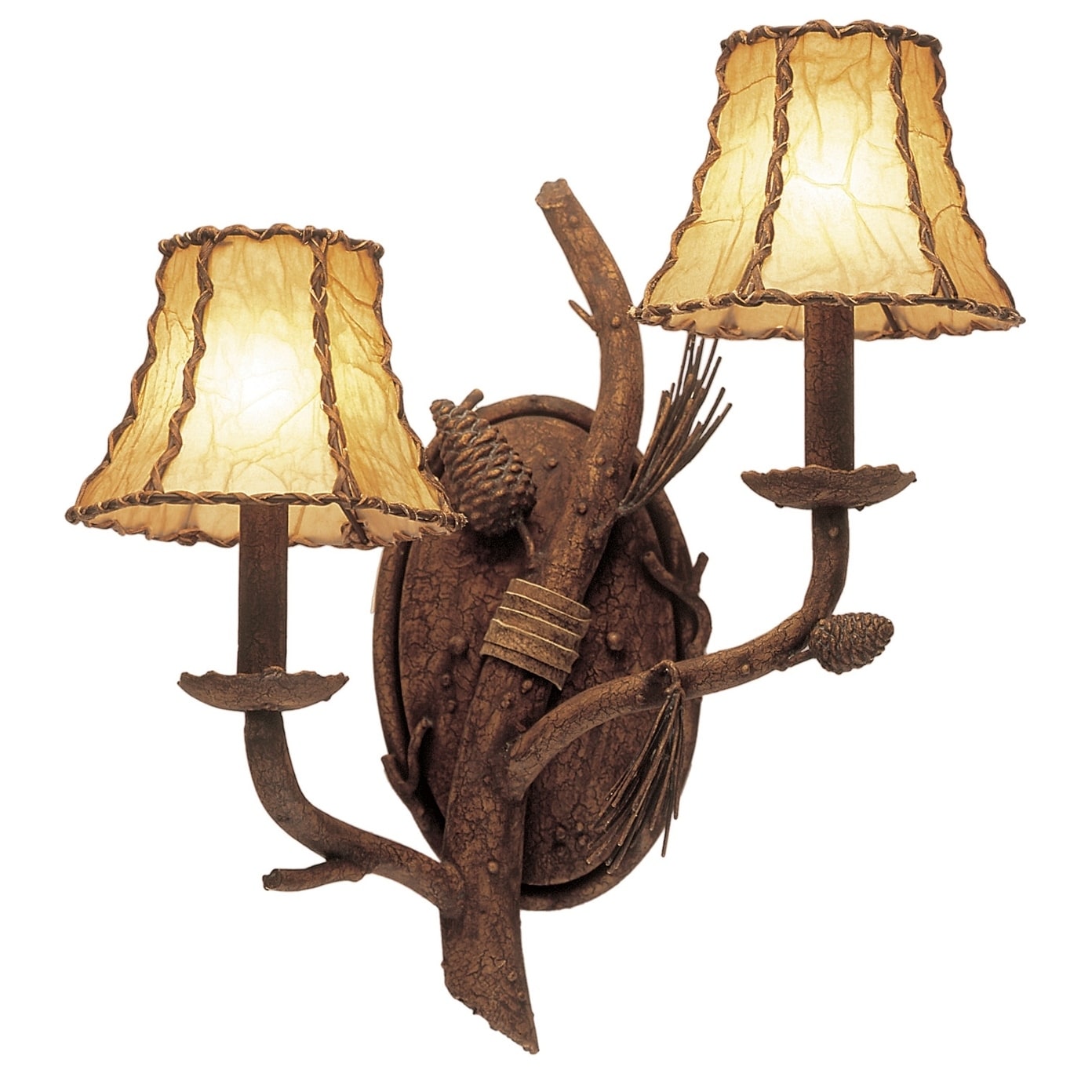 Ponderosa 2 Light Wall Bracket - Chandeliers For Bedrooms by Overstock.com